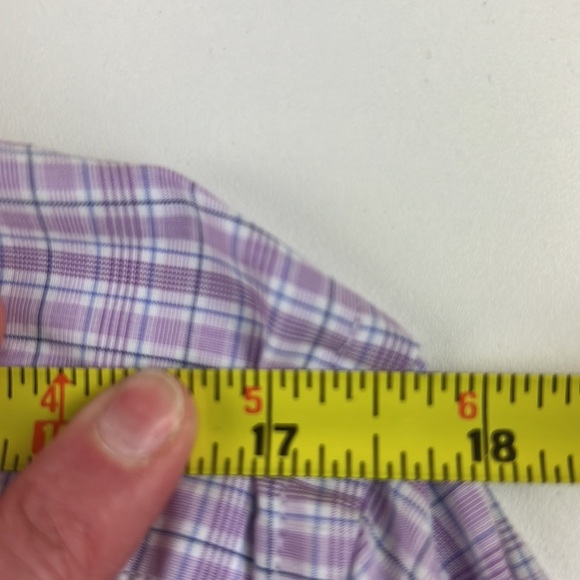 English Laundry mauve plaid classic button down shirt - Picture 10 of 11